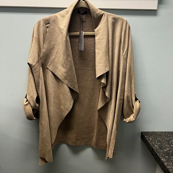 Parfois Asymmetrical Cardigan with Shawl Collar Size S - Picture 1 of 6